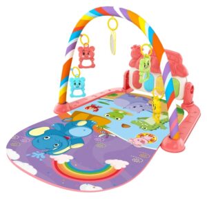 Estante de gimnasio de actividades para bebé, juguete de Educación Temprana, regalo Musical para recién nacido, Teclado de Piano, manta para gatear, alfombra de juego de Pedal, 0-36 meses