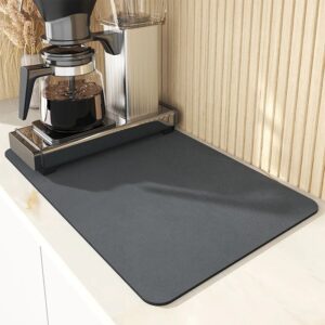 Alfombrilla absorbente antideslizante para secado de platos y café, alfombrilla grande superabsorbente para cocina, secado rápido, almohadilla de drenaje para baño, alfombrilla para vajilla