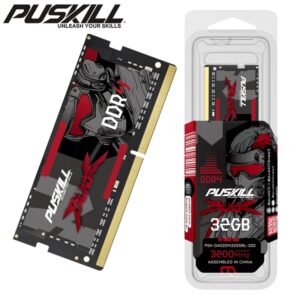 PUSKILL-Memoria Ram para portátil, DDR4, DDR3L, 16GB, 8GB, 4GB, 32GB, 3200, 2666, 2400, 1600, 1333, Sodimm