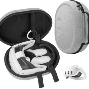 Estuche de transporte rígido Compatible con Oculus/Meta Quest 3, adecuado para accesorios de protección portátiles de viaje para Oculus Quest 3