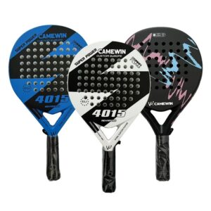 Camewin-raqueta de fibra de carbono para adultos, raqueta de tenis profesional, suave, EVA, con cubierta de bolsa, novedad de 2024