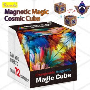 Cubo mágico infinito para niños, cubos magnéticos intercambiables, cubos magnéticos, antiestrés, rompecabezas cúbico