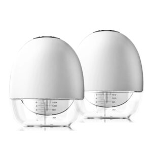Extractor de leche portátil con pantalla LED, extractor de leche eléctrico, manos libres, 4 modos, 9 niveles de succión, bajo ruido