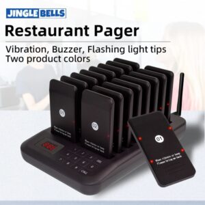 Buscapersonas inalámbrico para restaurante, sistema de llamada a la Iglesia, cafetería, 16 posavasos, Bar, comida rápida, camión, bares, Hotel