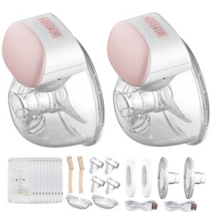 Bebebao-extractor de leche eléctrico portátil, dispositivo manos libres, 8oz/240ml, sin BPA, 3 modos, 10 niveles de succión para amamantar