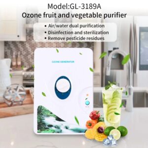 Lavadora portátil de frutas y verduras, purificador ozonizador de carne y alimentos, elimina el mal olor