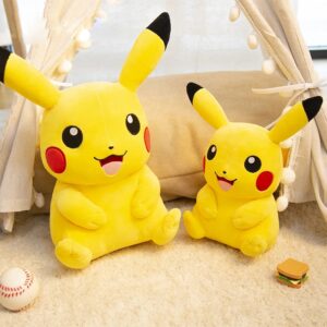 Juguetes de peluche de Pokemon Kawaii Pikachu, muñecos de peluche de dibujos animados, almohada, regalo de cumpleaños para niños, amigos, niños, decoración del hogar