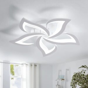 IRALAN-lámpara de techo moderna, luz LED regulable de montaje empotrado, con Control remoto, de hoja acrílica