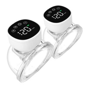 Extractor de leche portátil manos libres, sacaleches eléctrico portátil, recolector de leche materna sin BPA, nuevas actualizaciones
