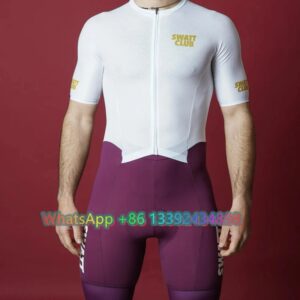 Swatt Club-Mono de Ciclismo para hombre, ropa deportiva para triatlón, mono aerodinámico con almohadilla fina o gruesa, 2024