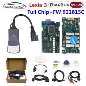 Herramienta de diagnóstico de coche, Chip completo Lexia 3 PP2000 Diagbox V9.129, 921815C, escáner automático para Peugeot y Citroen lexia3