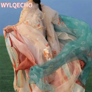 Traje de baile folclórico tradicional chino para mujer, ropa Hanfu para dama, traje de Cosplay antiguo, Ropa de baile de escenario de la dinastía Tang