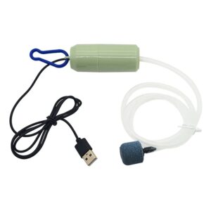 Bomba de aire USB para acuario, compresor de aire silencioso para pecera, minioxigenador portátil, aireador de oxígeno, accesorios de 5v