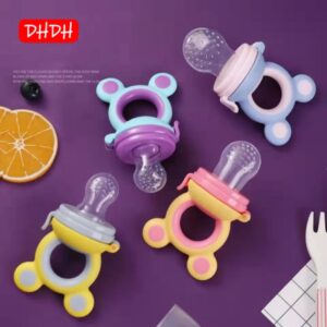 Mordedor de pezón para bebé, alimentador de frutas, mordedor para comida fresca, Clip para chupete, accesorios para bebé sin BPA
