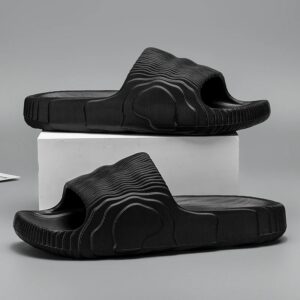 Zapatillas de casa suaves para hombre y mujer, chanclas a prueba de deslizamiento, sandalias de baño para interiores, Hotel, Color sólido, zapatos planos