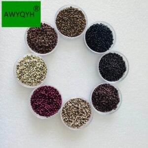 Nano anillos de cobre para extensiones de cabello, 1000 piezas, 2,5mm, 8 colores en Stock