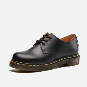Dr Martens-zapatos de cuero de corte bajo para mujer, calzado plano de Pvc, con 3 agujeros, del mismo estilo, 1461