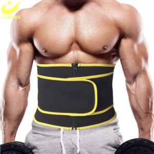 LAZAWG-cinturón moldeador de neopreno para hombre, entrenador de cintura para hombre, corsé de modelado corporal, Correa adelgazante para Barriga, cinturones deportivos de Fitness, nuevo