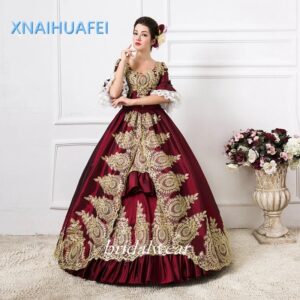 Vestido de baile Medieval renacentista, traje gótico victoriano de María Antonieta para fiesta de Cosplay, rococó del siglo XVIII