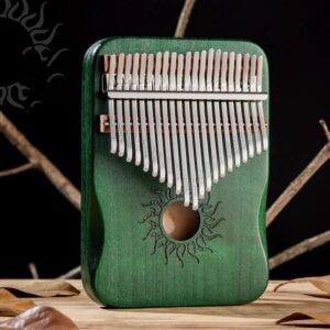 Hluru-Kalimba de 17 y 21 teclas, Piano de dedo de madera de arce macizo, teclado de pulgar, instrumento Musical Mbira para principiantes