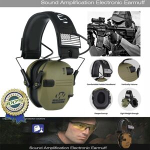 Auriculares de protección auditiva electrónica para disparar, auriculares de caza activos con reducción de ruido
