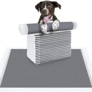 Pañales absorbentes para perros, almohadillas desechables de secado rápido para entrenamiento de cachorros, alfombrilla de superficie de carbón de bambú, cojín limpio, 100/50/40/20 piezas