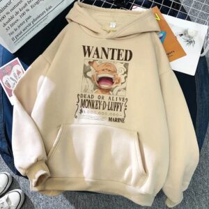 Sudadera con capucha de Manga One Piece Gear 5 para mujer, Roronoa Zoro, Luffy, Anime japonés Ullzang, gráfico de los 90