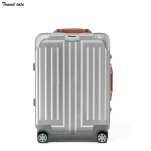 Carrylove-maleta de aluminio con ruedas, bolsa de equipaje rodante metálico clásico, 20, 26 y 30 pulgadas