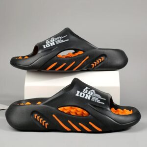 Zapatillas de masaje para hombre, sandalias para interiores y exteriores, zapatos informales de playa, Chanclas de suela suave, novedad de verano