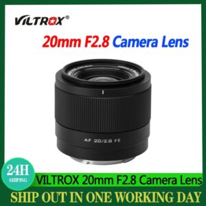 VILTROX-lente de cámara F2.8 de 20mm, lente de enfoque automático de marco completo, Ultra gran angular, para cámara de montaje Sony E Nikon Z