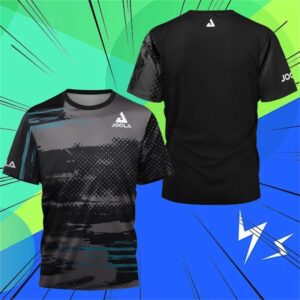 Ropa de tenis de mesa para hombre, camiseta transpirable de manga corta, secado rápido, bádminton, Club de tenis de mesa, Verano