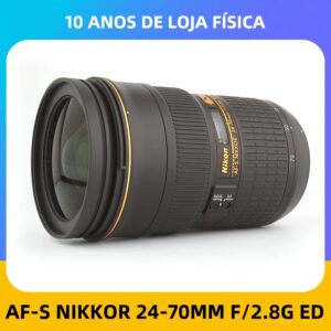 Nikon-lente de Zoom FX NIKKOR 24-70mm f/2,8G ED con enfoque automático para cámaras DSLR, Nikon, AF-S