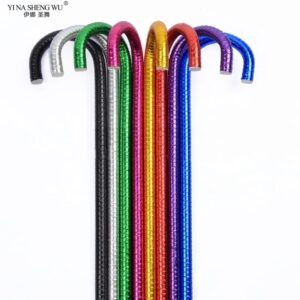 Bastones de baile de Jazz para niños y adultos, accesorio de rendimiento de danza del vientre para caminar, 60cm-95cm, 10 unids/lote por paquete