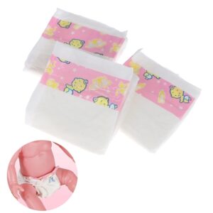 Pantalones de pañales de 3 piezas para niños, accesorio para muñecas, regalo, accesorios para bebés, Juguetes DIY