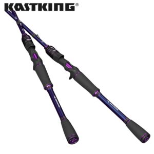 KastKing Royale Legend III caña de pescar de fundición giratoria de carbono, caña de Baitcasting para pesca de Lucio, 2.13m2.4m