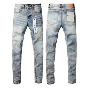 Vaqueros morados de alta calidad, Jeans de alta calidad, teñido de copo de nieve, tendencia de moda, 9053, 2024