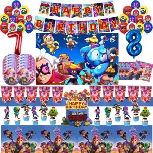 Decoración de fiesta de cumpleaños de Batalla en el desierto, globo de fondo, Topper de pastel, vajilla de Batalla en el desierto, suministros para fiestas, Baby Shower