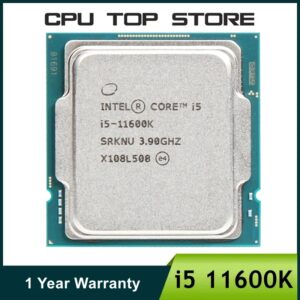 Procesador Intel Core i5 11600K 3,9 GHz, 6 núcleos, 12 hilos, LGA 1200 cpu