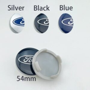 Logotipo central de rueda de coche, 4 piezas, 54mm, cubierta de tapas de llanta para Ford, accesorios de estilo