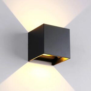 Lámpara de pared LED montada en superficie de AC85-265V, luminaria nórdica moderna de 6W y 12W, resistente al agua, para interiores, sala de estar, porche y exteriores
