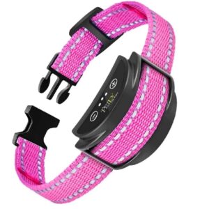 Collar antiladridos para perros pequeños, 5 niveles ajustables, resistente al agua y recargable, 5-15 libras