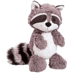 Juguete de peluche de mapache gris para niñas y niños, animal de peluche suave, almohada, regalo de cumpleaños, 25-35cm