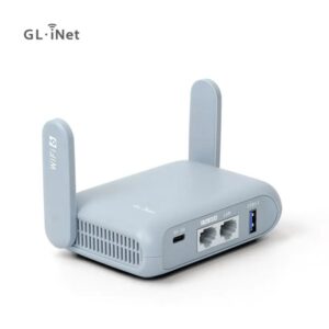 GL.iNet-Router Gigabit GL-MT3000 (Beryl AX), Router inalámbrico de viaje, conexión WiFi para Hotel y público, Portal cautivo, ciberseguridad