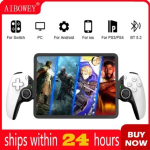 Aibowey-controlador de juego de estiramiento para teléfono móvil D9, inalámbrico, Bluetooth, PC, tableta para Switch/PS3/PS4