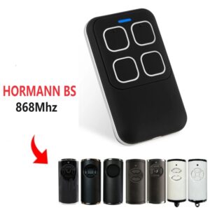 Mando a distancia para puerta de garaje, 868MHz, Compatible con Hormann BS bisacur HSE1 HSE2 HSE4-868-BS HS1 HS4 HS5 HSP4, transmisor de mano