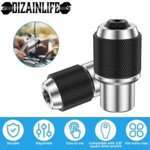 Juego de enchufes de grifo de 1/3 piezas con adaptador de enchufe de 3/8 pulgadas, Extractor de grifo con mandíbula ajustable, herramienta para tornillo de M3-M12