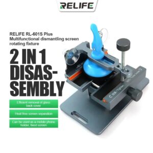 RELIFE-separador de pantalla LCD RL-601S Plus Mini 2 en 1 para teléfono móvil, abrazadera de extracción de vidrio trasero, accesorio de mantenimiento de presión