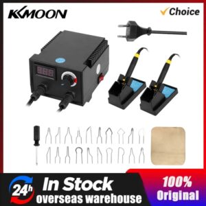 Kit de herramientas de quemador de madera, herramienta ajustable de 0-100 ℃, máquina de pirograbado, soldador eléctrico, 650 W