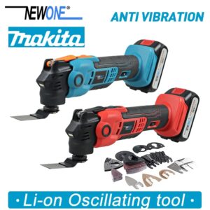 Newone-herramienta oscilante inalámbrica de liberación rápida, herramienta multifunción antivibración, Compatible con MAKITA, recortadora renovadora de 18V