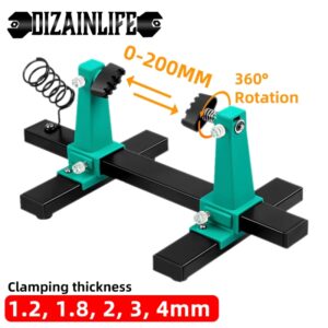 Soporte de placa de circuito ajustable estable, Kit de sujeción de herramienta de reparación de abrazadera auxiliar, placa Base resistente de 360 °